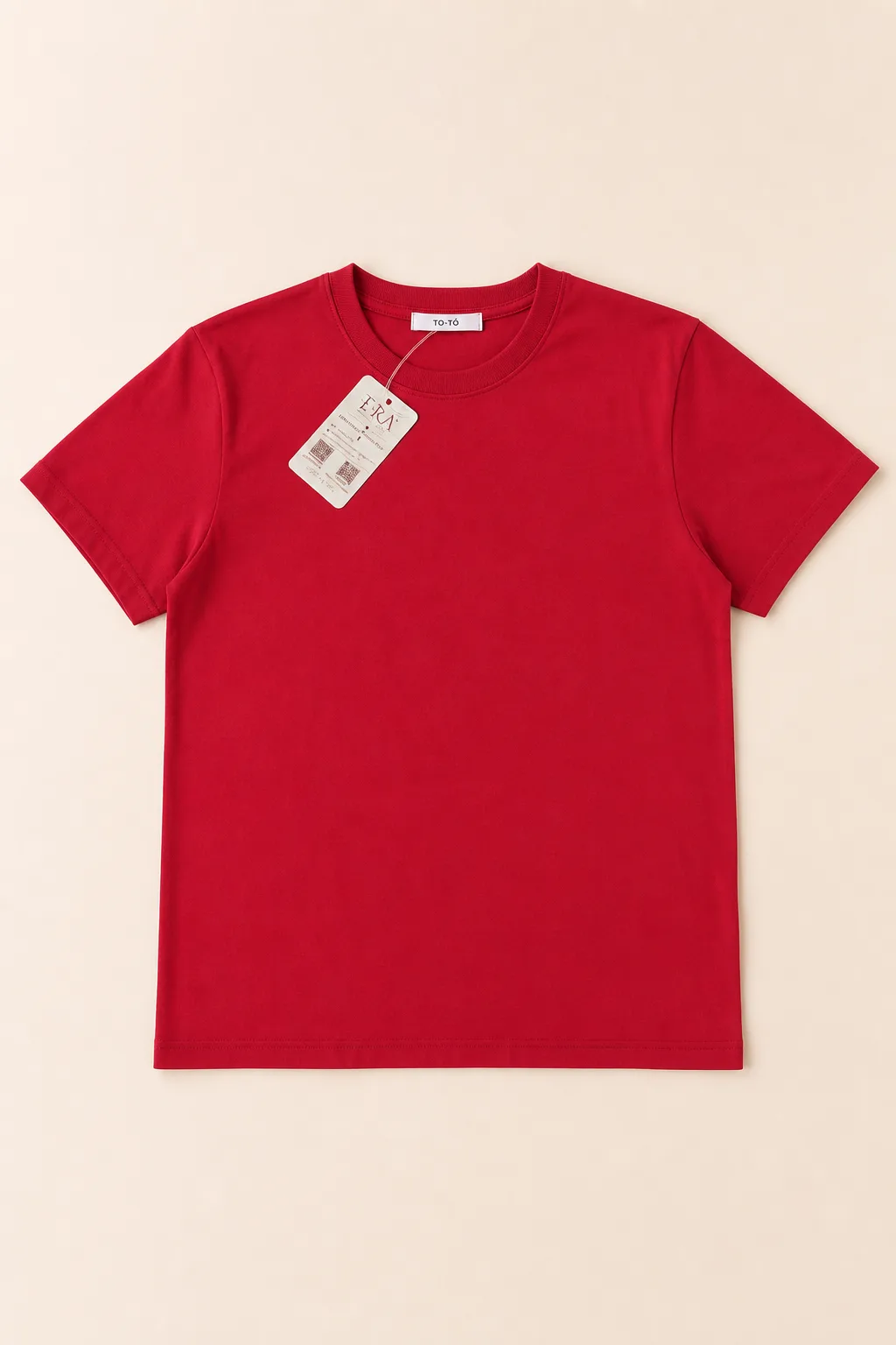 Classic Red Short-Sleeve T-Shirt for Everyday Wear
