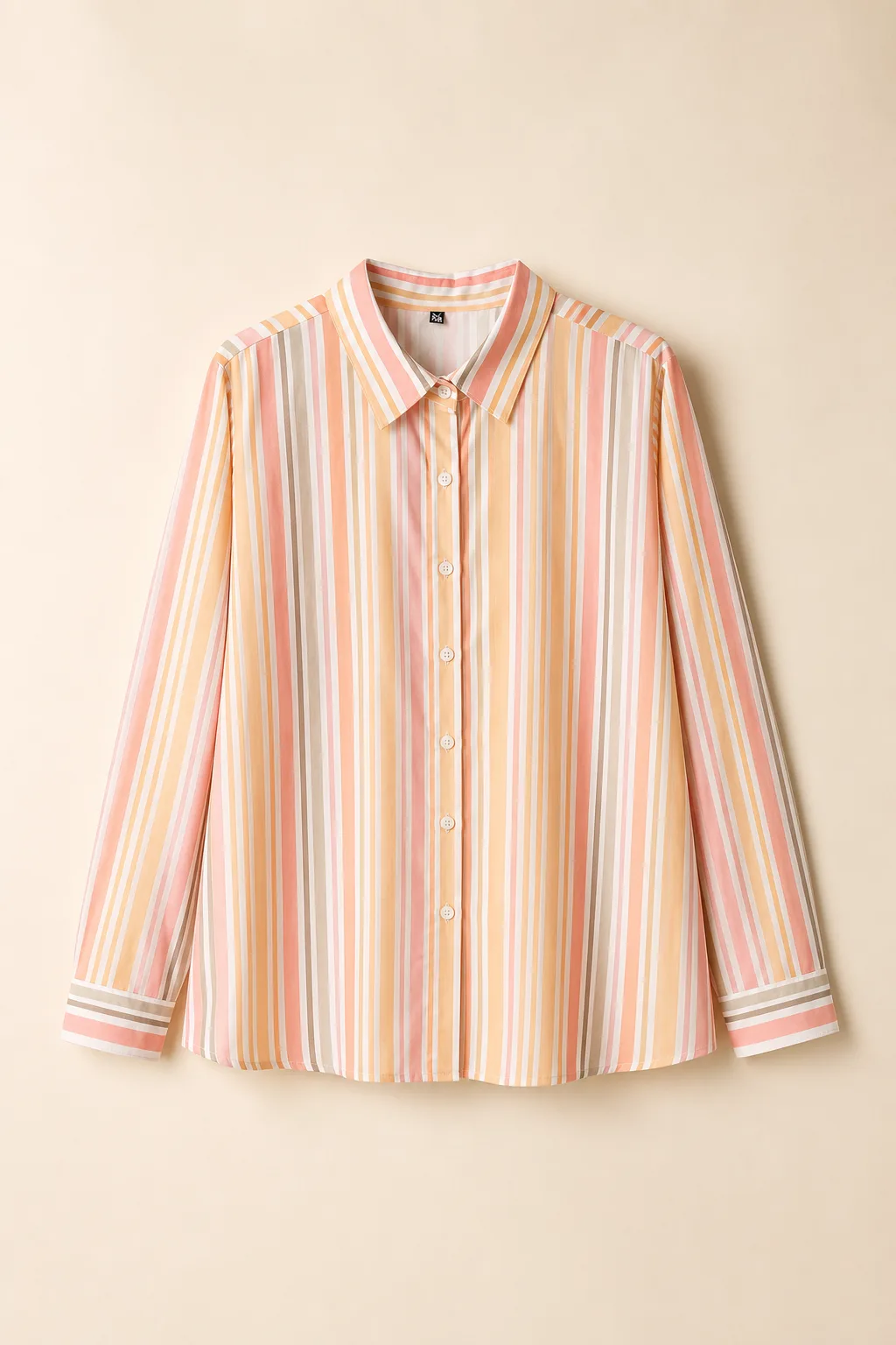 Long Sleeve Striped Classic Button-Up Shirt